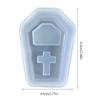 Coffin Resin Mold Crystal Epoxy Silicone Mold Jewelry Ornament Coffin Shape Crafts Making Supplies  Handmade