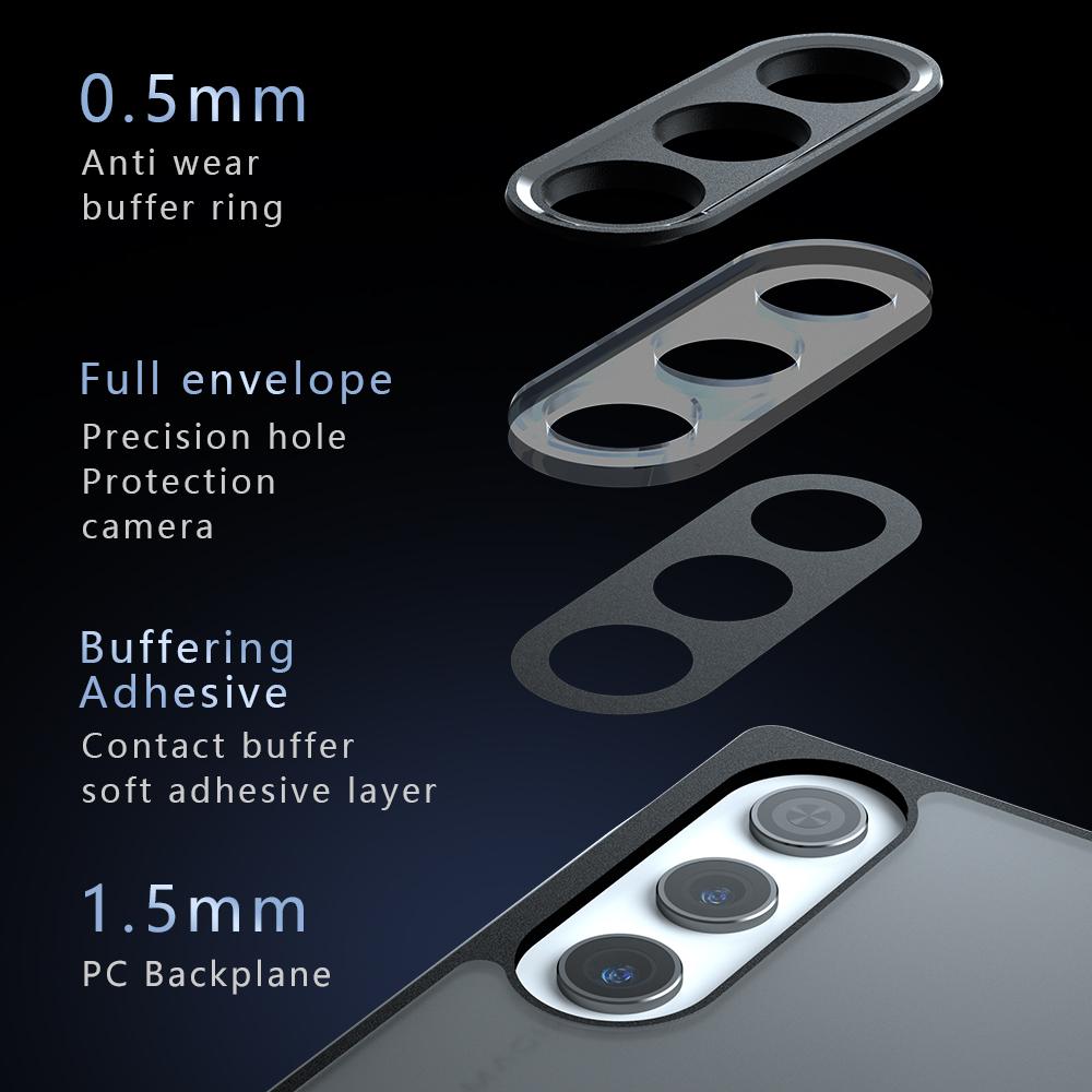 For ZTE nubia RedMagic 10 Air Case ZTE nubia RedMagic 10 Air Cover Luxury Matte PC + TPU Shockproof Protective Phone Back Cover