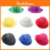 Elegante Damen-Sommer-Organza-Bowler-Sonnenhut im Vintage-Stil der 1920er Jahre A267