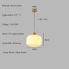 Japansk Stil Tre Restaurant Pendellampe Nordisk Minimalistisk Krem Gjestgiveri Bar Disk Soverom Sengegavl Glass Pendellampe