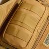 Cybertron Front Bag Shoulder Bag Tactical MOLLE Compatible Multifunctional Military Waterproof Camera Bag Khaki
