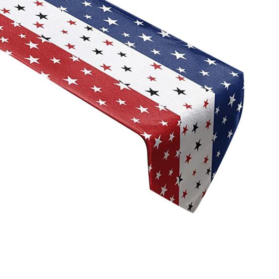 

4th of July Table Runner Patriotic Table Decoration Stars And Stripes Table Runner for American Independence Day 250th Anniversary S
