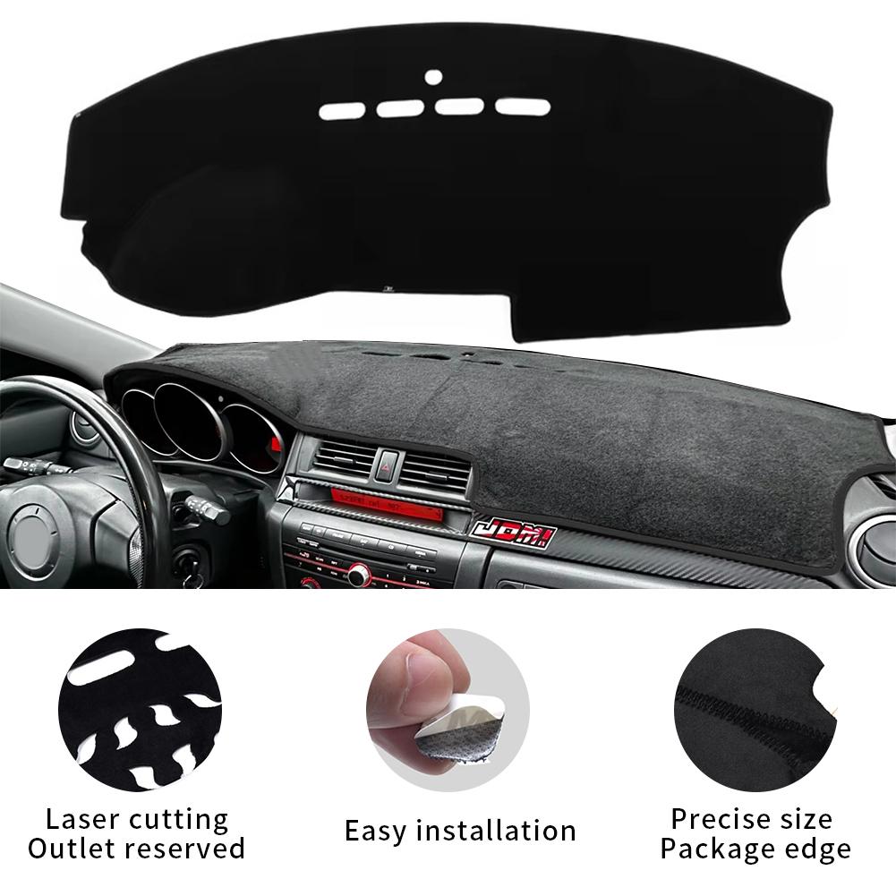 Auto Armaturenbrettmatte für Mazda 3 Mazda3 M3 BK 2004 2005 2006 2007 2008 Sonnenschutz Schutzteppich Armaturenbrett Pad Dashmat