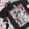 Anime Hunter X Hunter Kurapika Gon Hisoka Phantom Troupe Black Tshirt All Size