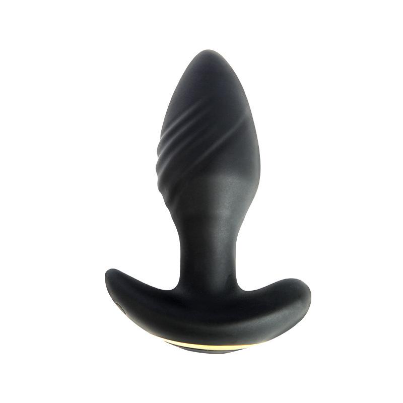 Wireless Remote Control Rotating Vibrating Silicone Anchor Anal Plug