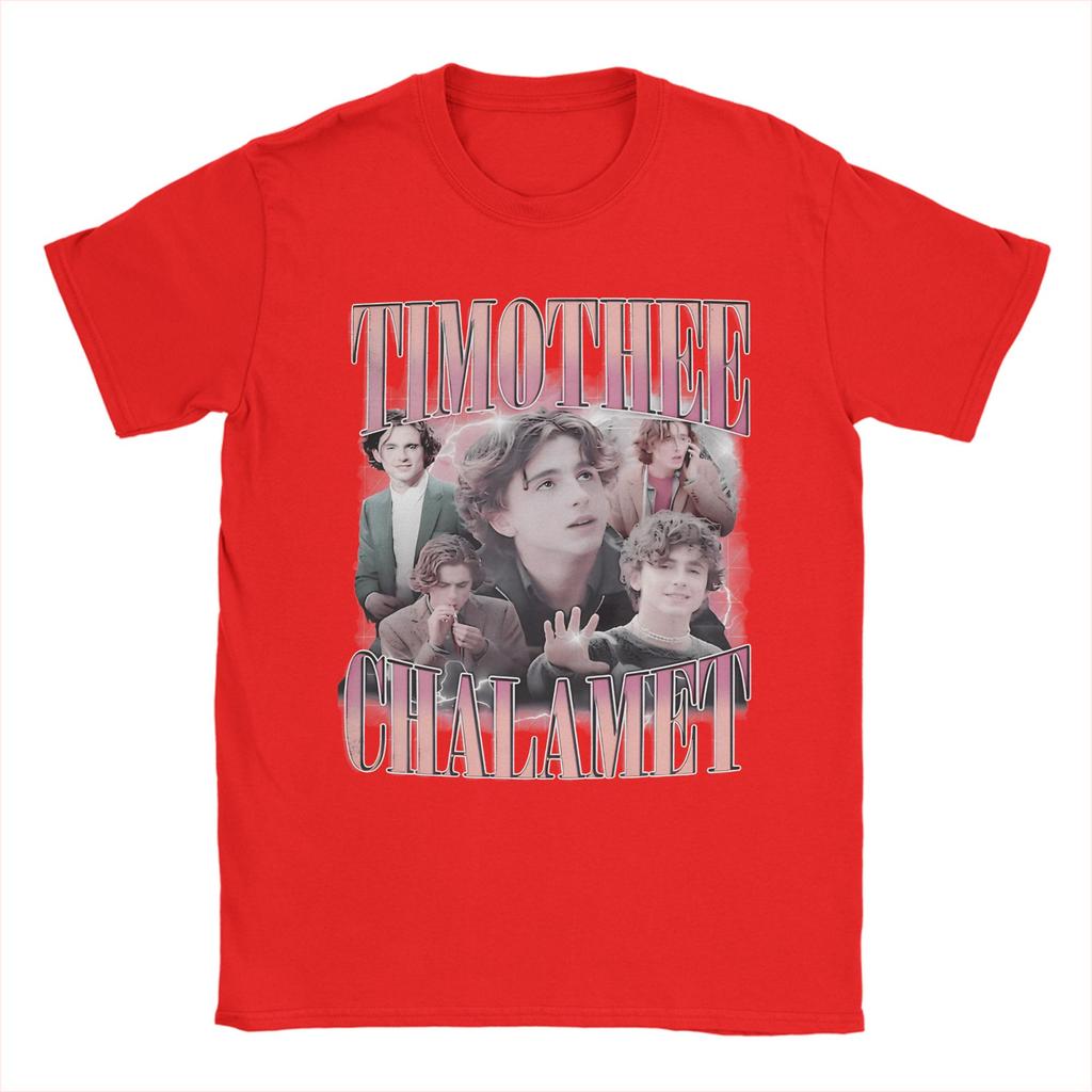 Oversized T Shirt Summer Timothee Chalamet American Actor TShirts 100 Cotton Tee Shirt for Man Big Size Short Sleeve Top Tees