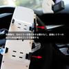 HIGHAWK Rearview Mirror with Artificial Sparkling Design for Car Interior Mirror Decoration with Diamonds, Women, (Silver Butterfly)