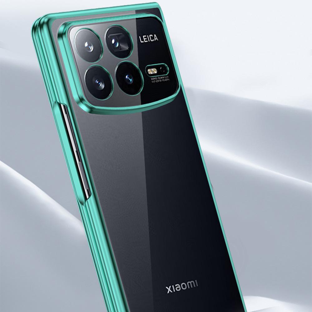 For Xiaomi Mix Fold 4 5G Case Electroplating Transparent PC Phone Cover