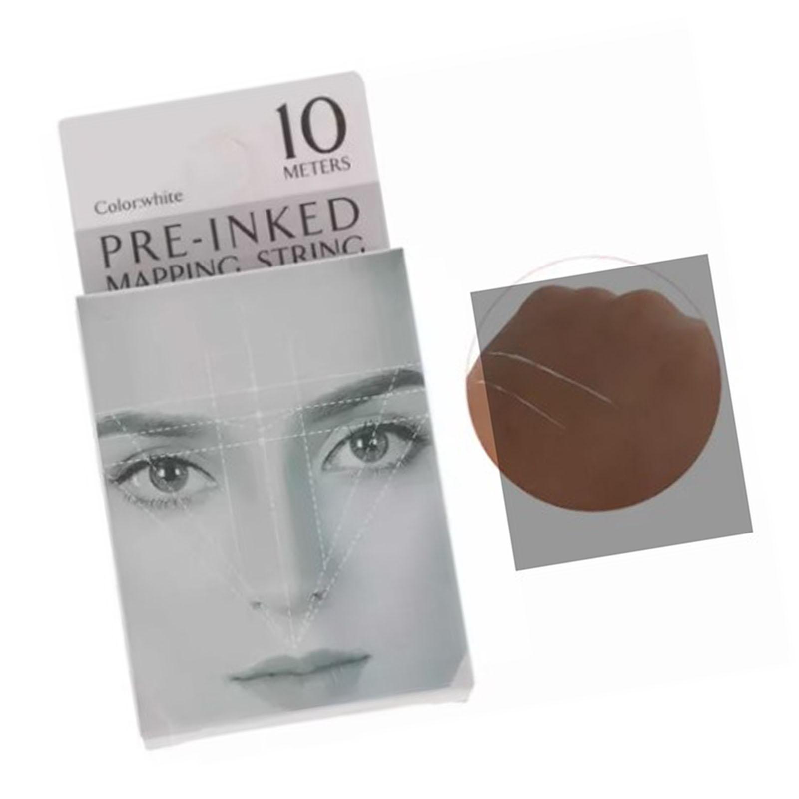 

32.8 футов предварительно окрашенная нить для микроблейдинга позиционирования предварительно окрашенная нить для микроблейдинга белая