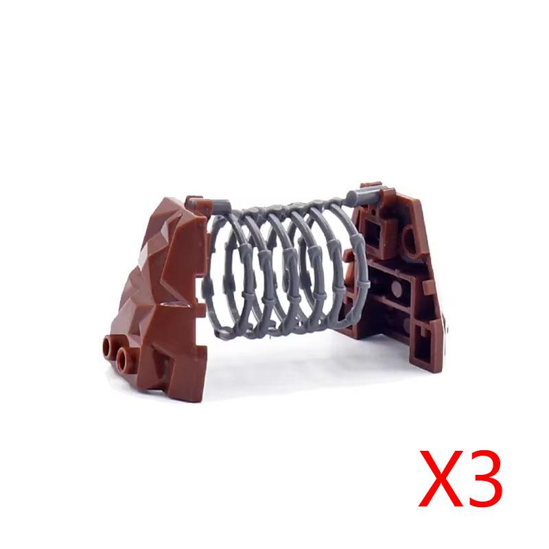 WW2 Military Scene Accessories Building Blocks Machine Gun Rifle Robot Wolf UAV MOC Bricks Toy