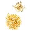 200Pcs 6mm Shoes Grommet Hollow Hole Rivet DIY Hand Made Brass Gold Leather Accessories
