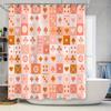 Shower Curtain Floral Vintage Waterproof Farmhouse Bathroom Decor Fabric Liner Sets