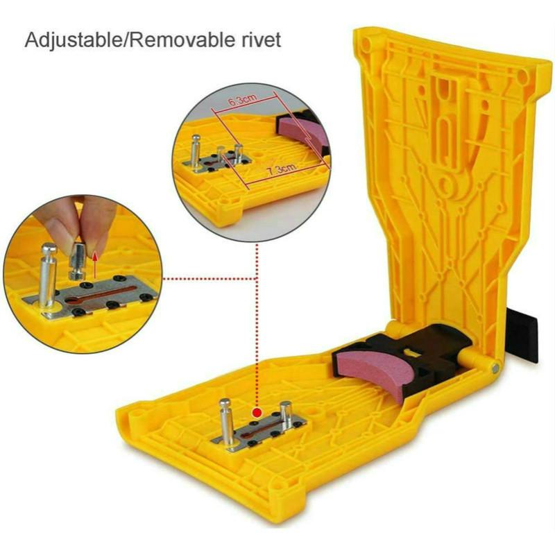 Chainsaw Teeth Sharpener Sharpens Saw Chain Sharpening Tool System Abrasive Tools Easy Sharp Fast Grinding for 14-20"