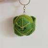 Nepal Wool Felt Fruit & Vegetable Pendant Keychain Plush Doll