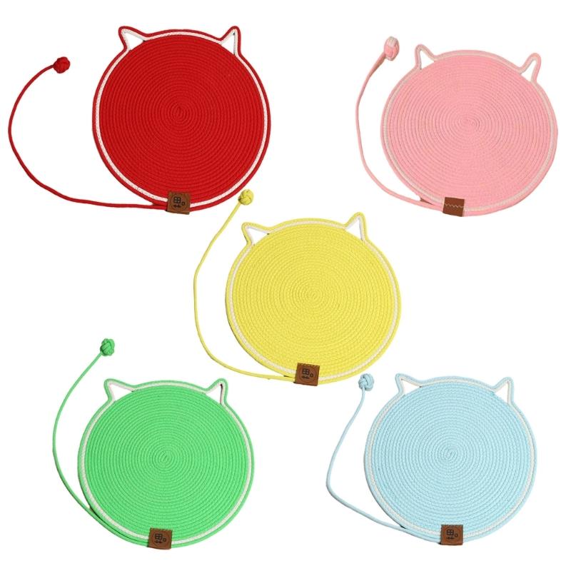 Reversible Cats Scratcher Mat Durability Indoor Grinding Claws Cats Training Toy for Cats Playtimes