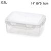 Plastic Camping Cookware Food Picnic Snack Bento Box Meal Storage Container Prep Lunch Boxes