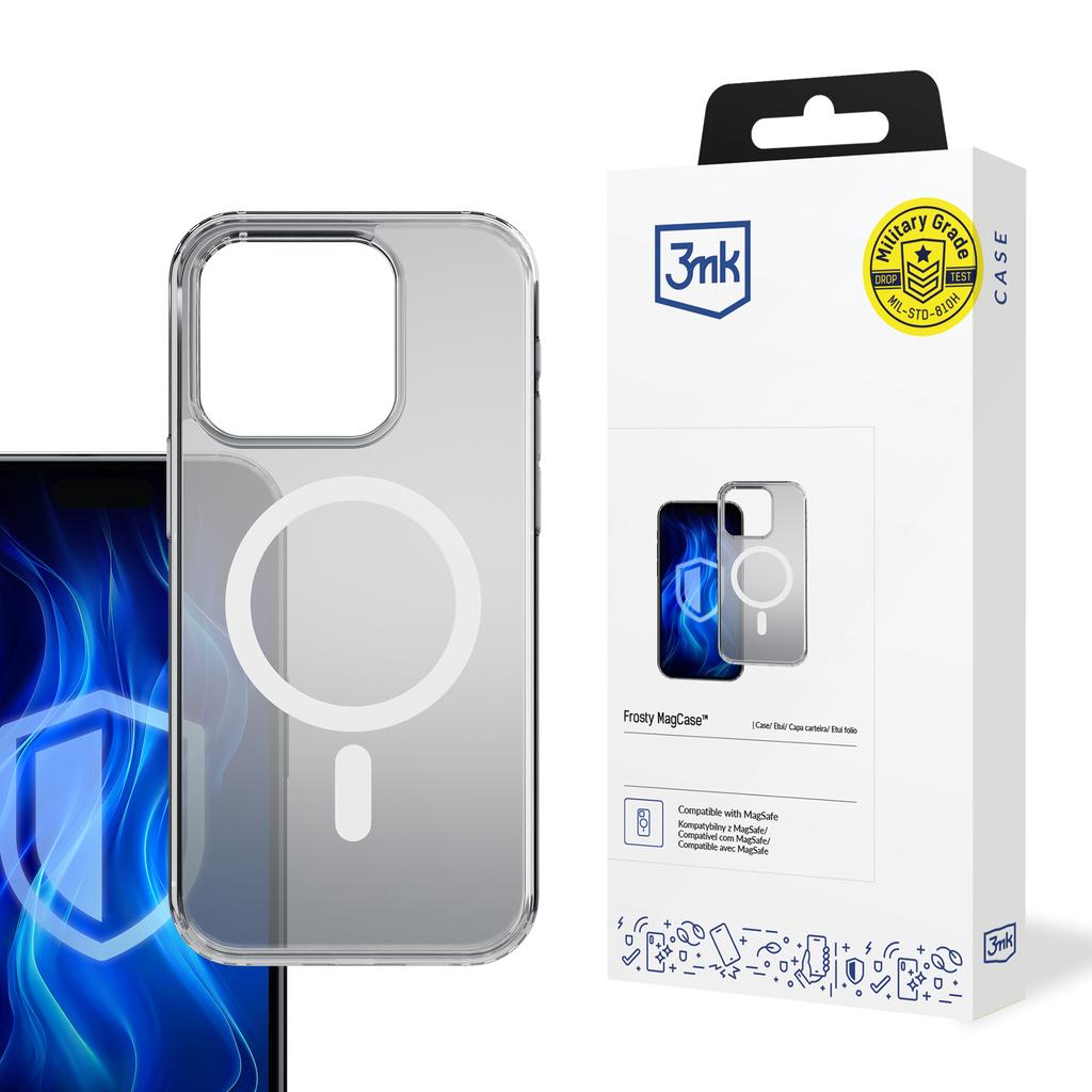 Apple Iphone 14 Pro Max - 3Mk Frosty Magcase White