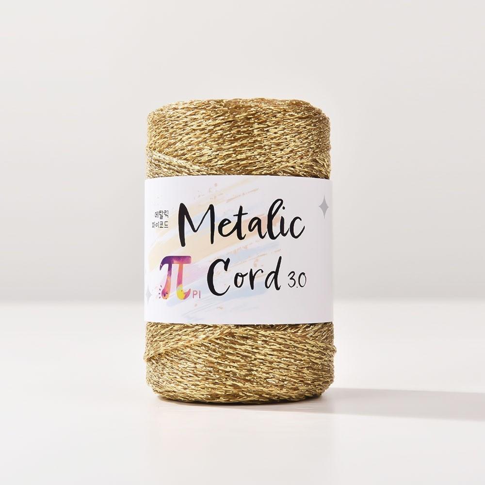 150g/ball Gold Wire Hollow Core Rope 3 Strands 3mm 100m Glitter Gold Cord Thread Handmade Knitting Crochet Yarn Handmade Crochet