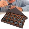 20pcs Watch Capping Machine Dies Watch Back Case Cover Pressing Machine Accessory Set Gray