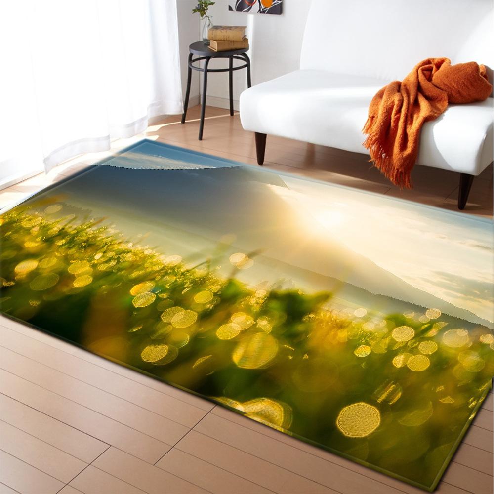 Scenic Carpet Feather Wind Bedroom Floor Mat