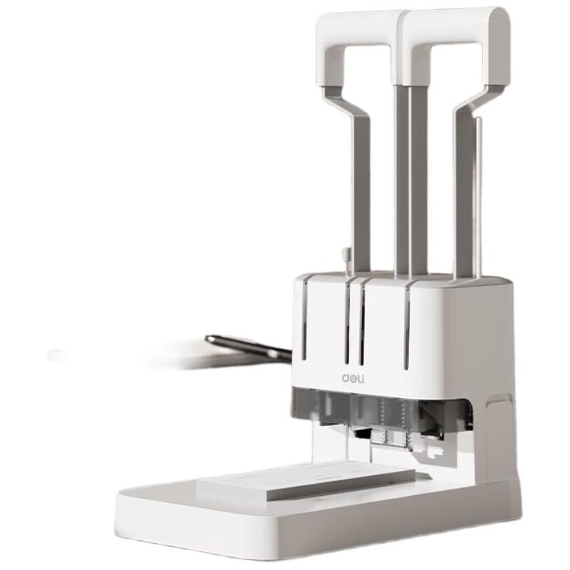 Deli 3876A Manual Financial Binding Machine CN Plug (adapter Included)