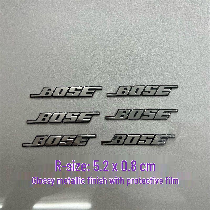 Dekorative Metallaufkleber für Auto-Audio-Lautsprecher von Bose, Harman Kardon, JBL.