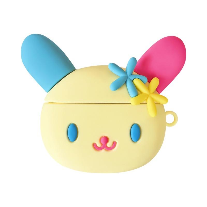 Flower rabbit AirPods pro1 apple bluetooth headset case 1/1 generation cartoon Sanrio protective case for cute