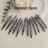 5-Piece Set of Women's Hair Pins and Clips for Bangs and Hair Styling