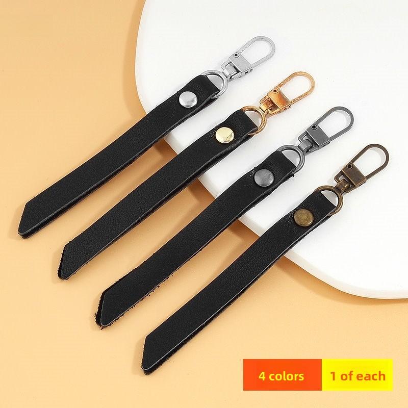 Detachable Leather Zipper Pulls Head for Bags Clothes Outerwear Replacement Accories Home Sewing DIY Materials Tools