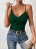 Sexy Spaghetti Strap Deep V-Neck Slim Camisole for Women