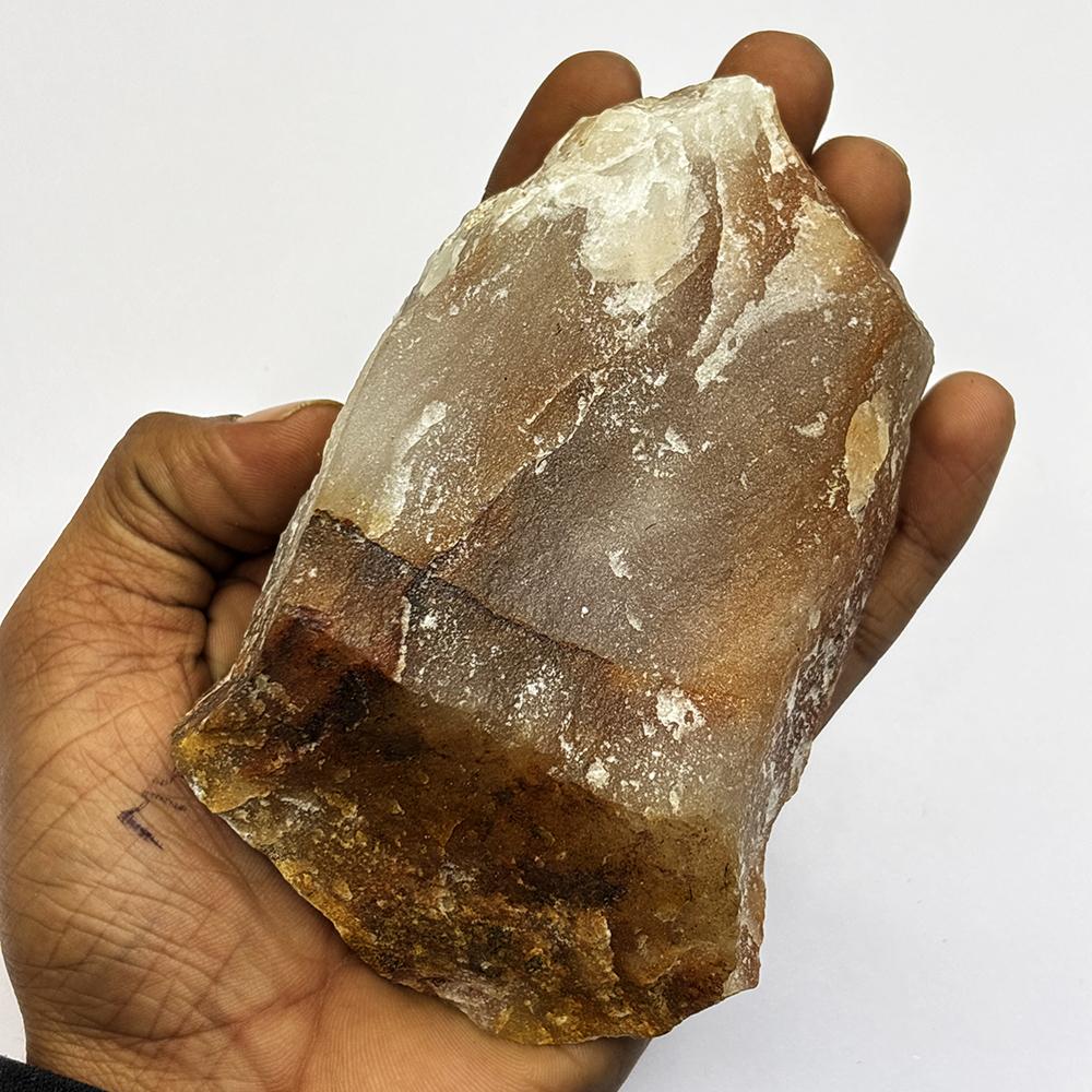 A+ Natural Brown Calcite 2755 Ct Uncut Rough Gemstone For Collectors