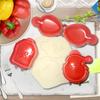 1/3 Stück Handkuchenformen Teigdrücker Taschenpie-Formen Weihnachten Nikolaus Kastenform Kleiner Kuchenmacher Geschenk für Backliebhaber