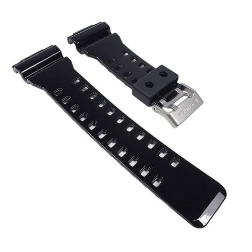 

Оригинальный сменный ремешок Casio, Уретан, Черный, Глянцевый