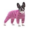 Pet Dog Clothes Poodle Chennai Teddy Small Dogs All-inclusive Male and Female Models Four Seasons Can Wear Striped Four-legged Clothes