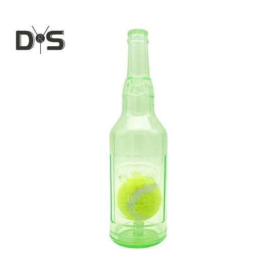 

Crunchnplay Bottle Toy Zentric Shop Bottle Toys for Dogs Пляшка для води Жувальна іграшка Пластикова пляшка Cruncher зі скрипучим тенісним м ячем S