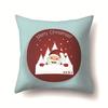 Christmas Santa Claus, Trees, Etc. Polyester Pillow, Sofa Cushion, Bedside Decoration