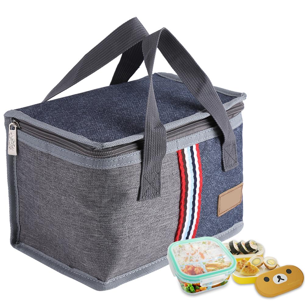 Lunch Bag, Insulated Thermal Bag, Keeps Food Warm or Cold for Hours, for Work, School, Picnic, Travel, Camping, Bch