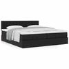 Maison Exclusive - Cadre de lit ottoman avec matelas noir 200x200 cm similicuir