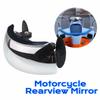 Clear Parabolic Motorcycle Rearview Mirror Blind Detection HD Convex Mirror  Sport Bike