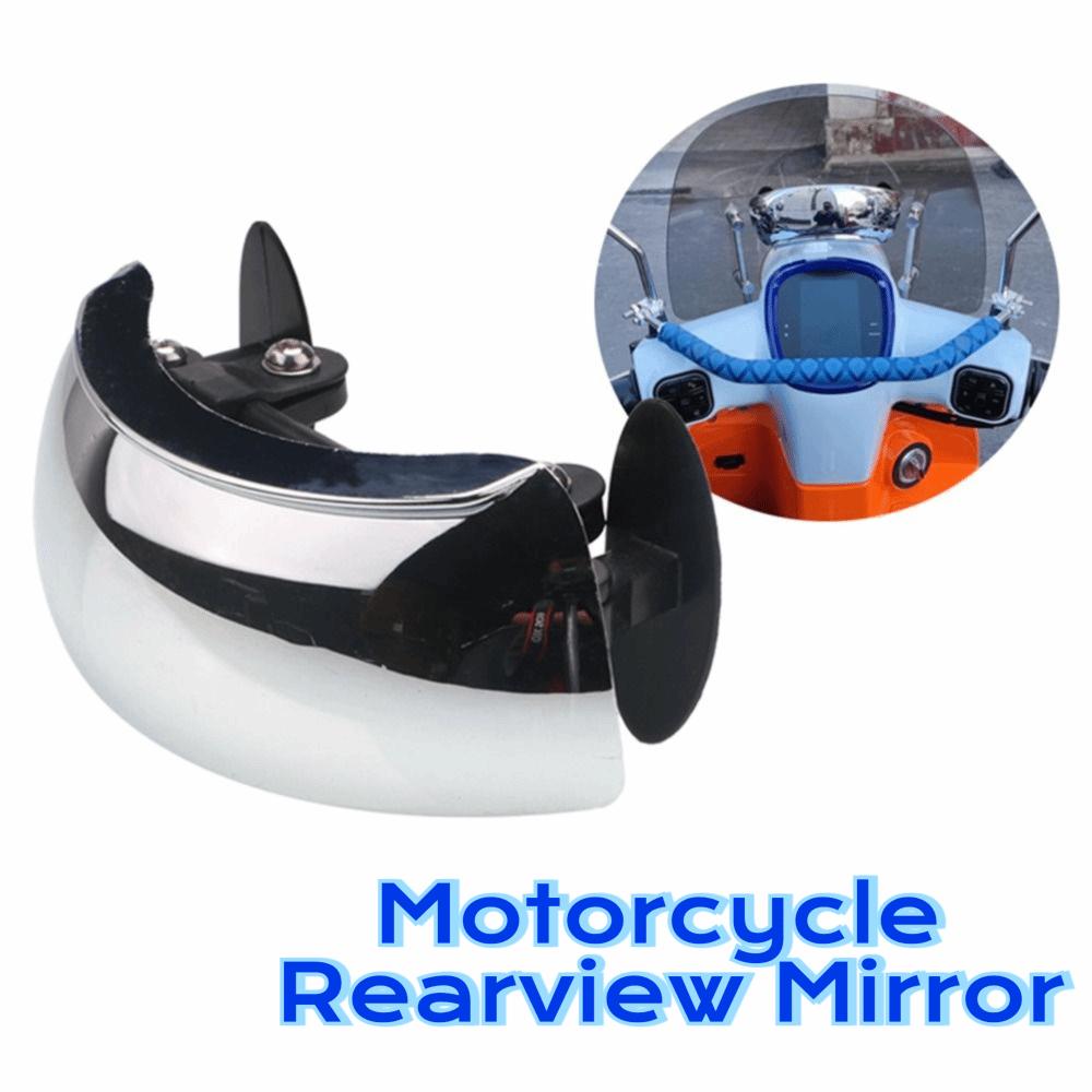 Clear Parabolic Windshield Wide Angle Mirror 180 Degree Wide Angle HD Convex Mirror Scooter
