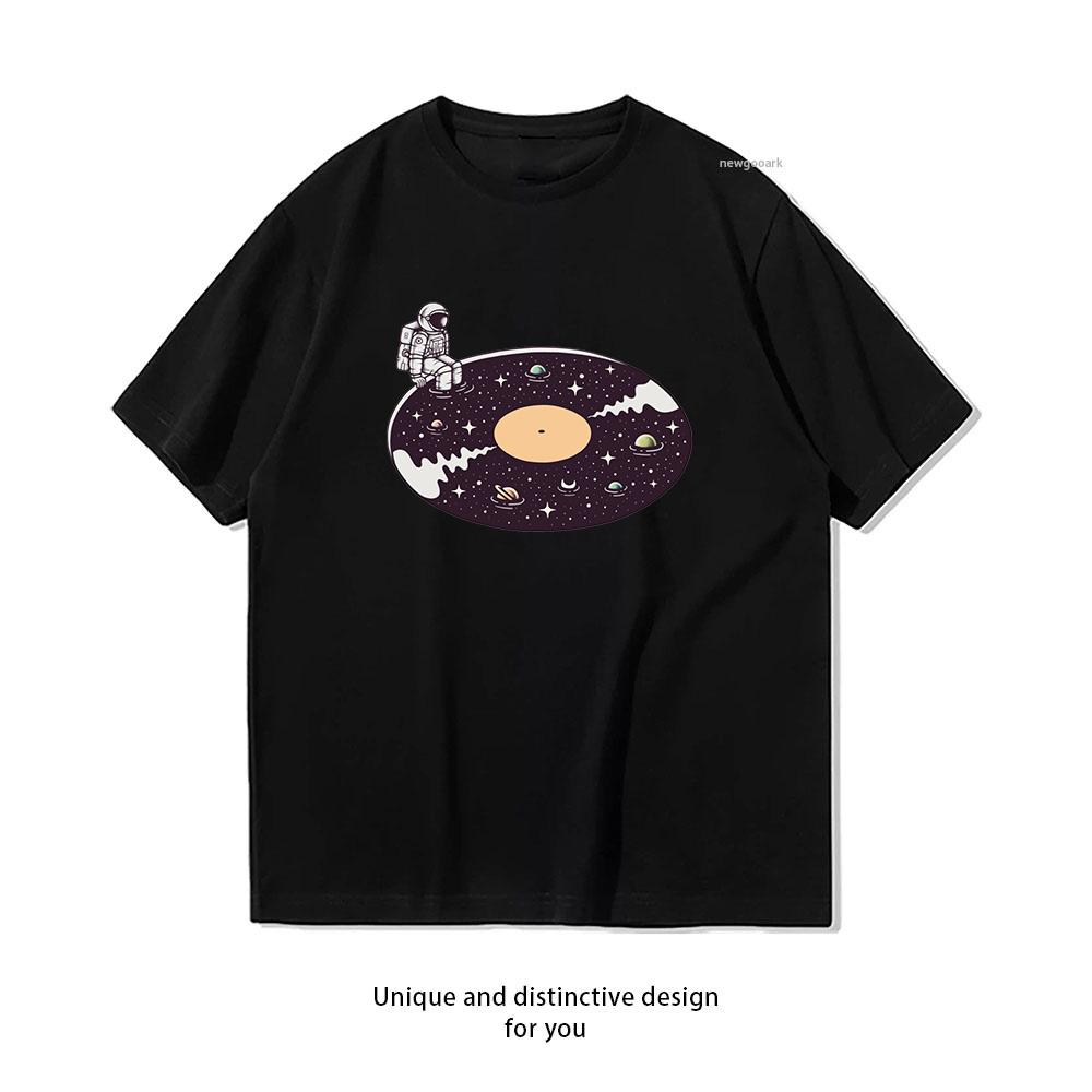 Cosmic Sound Shirt Woman Man Casual Cotton Printed T Shirts Adult Streetwear Camisetas Tops Tee Creative Shortsleev