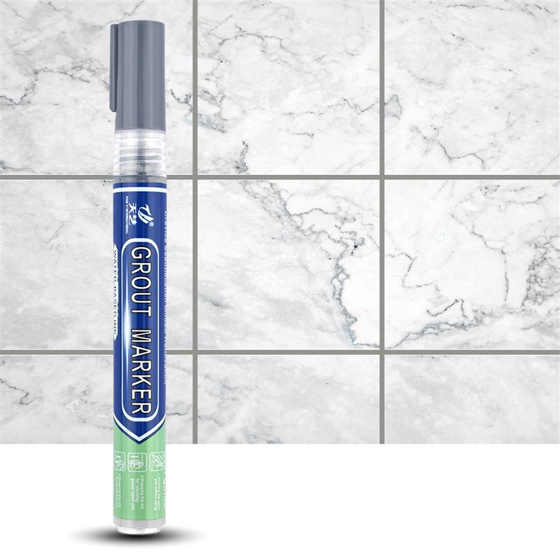 Tile Grout Pens White Waterproof Tile Marker Grout Pen Wall Seam Pen For Tiles Floor Bathroom Decontamination Seam Repair Tools