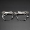 Handmade Vintage Acetate Glasses Frame Transparent Wiith Diamond Eyeglasses Frame for Women Men Luxury Brand Eyewear