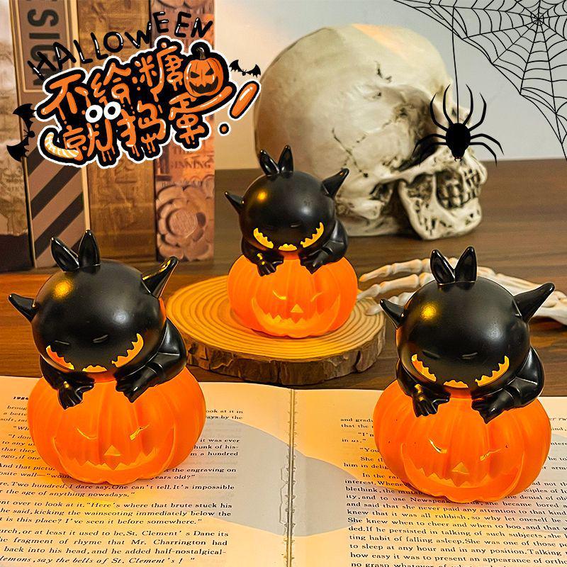 Halloween Pumpkin Night Light - Spooky Home Decor, Kids' Toy for Bedroom Atmosphere