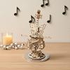 Decorative Logo Cello Model Kit - Handmade Wooden Cello DIY Display Item, No Electricity Required, No Moving Parts
