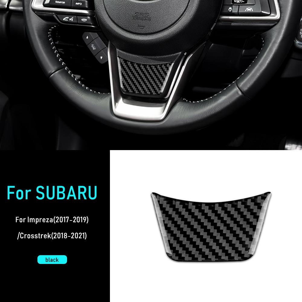 Soft Carbon Fiber Sticker For Subaru Crosstrek 2018-2025 Impreza 2017 2018 2019 2020 2025 2025 2025 Accessories Steering Wheel