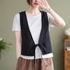 Linen Vest: Women's Retro Cotton Waistcoat with Loose Design, 2026 Style