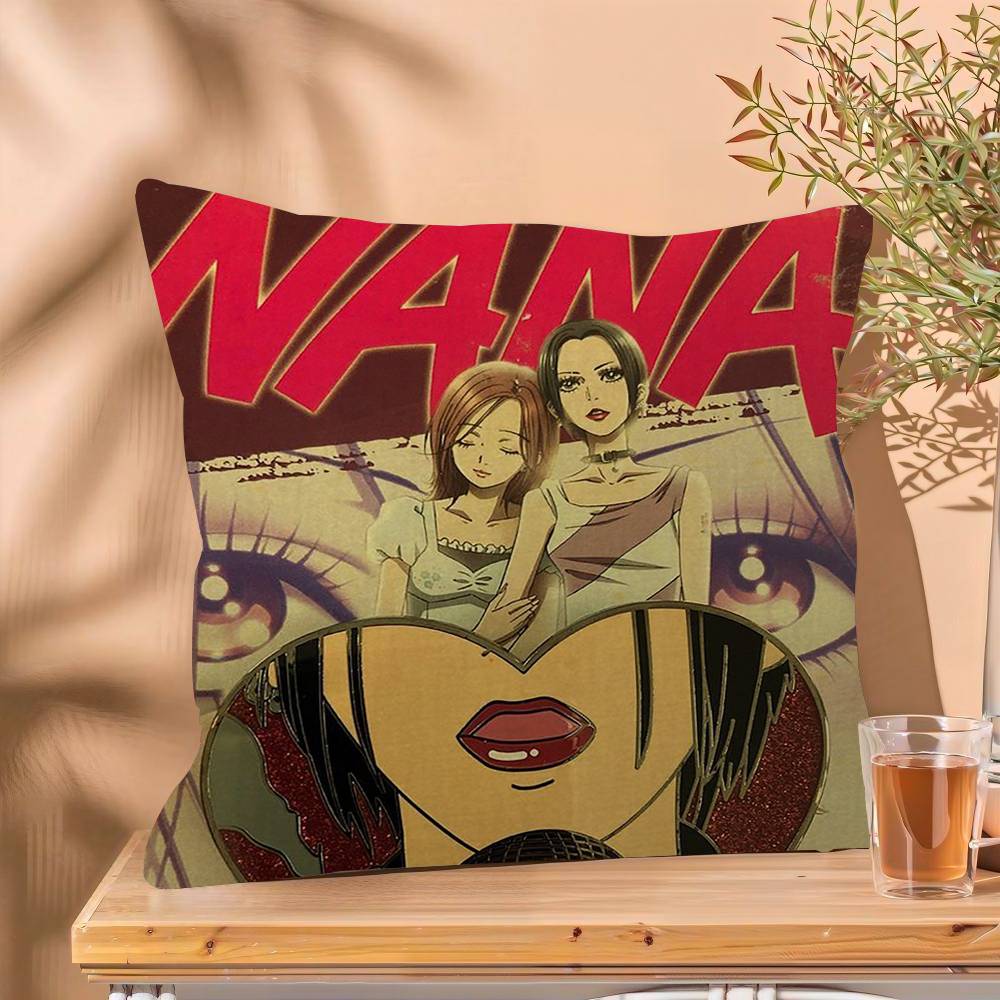 Japanese Classic Anime NANA Cushion Cover x Polyester Sofa Cushions Decorative Throw Pillows Home Decoration Pillowcover