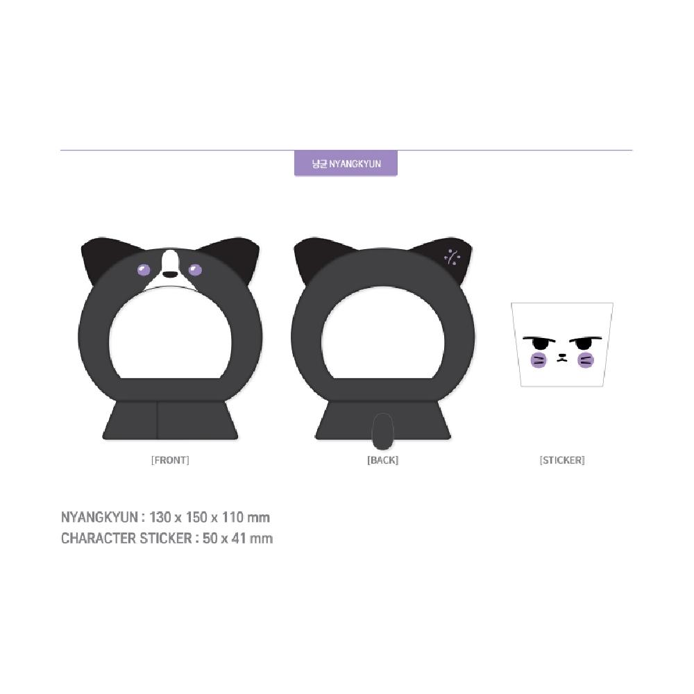 

Попереднє замовлення 2025 MONSTA X CONNECT X Офіційний MD MONMUNGCHI Накидка для світлового меча NYANGKYUN
