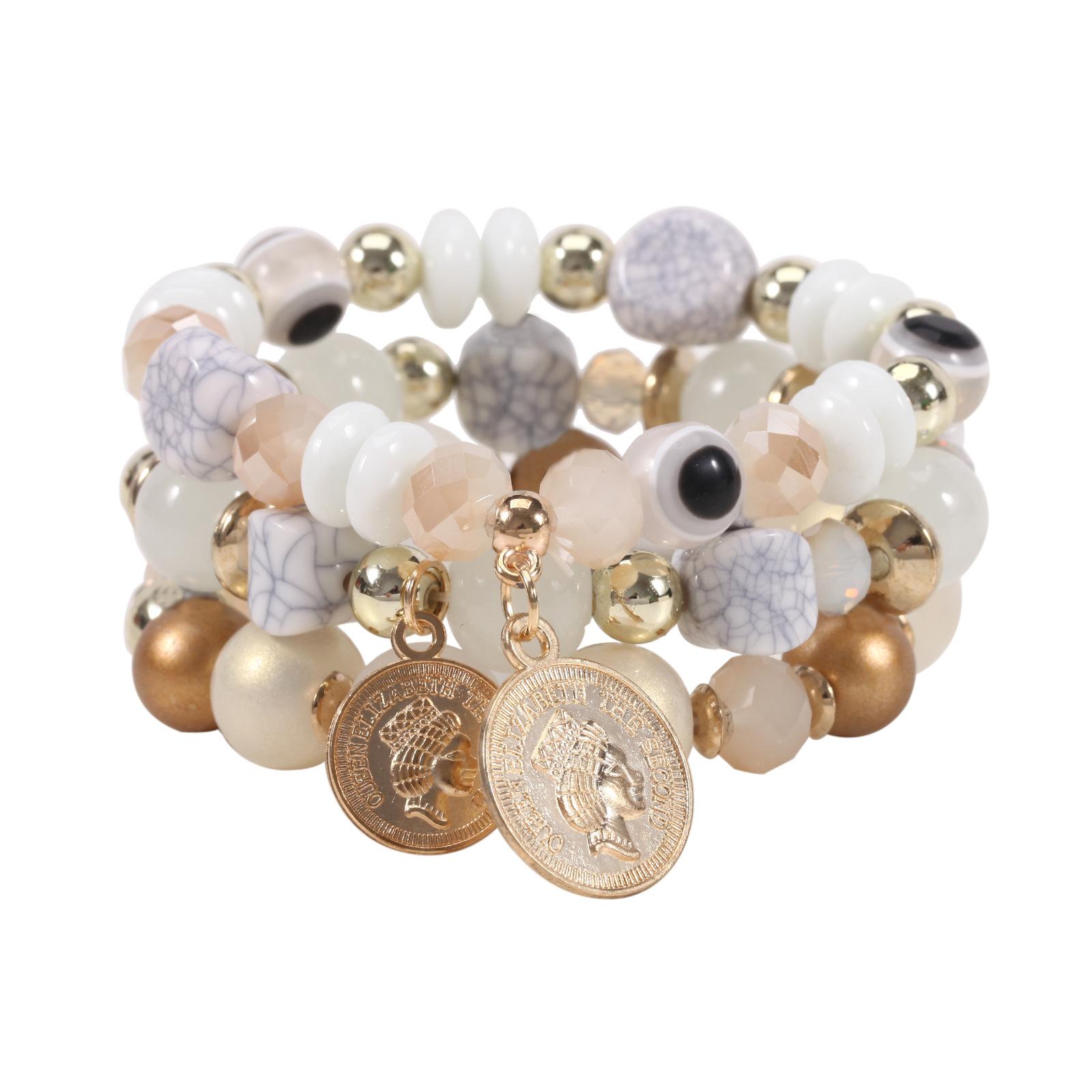 

JYL TS Bracelet Bohemian Valentine Heart Arrow Charm Strengthens Love White лінкольн зелений колір